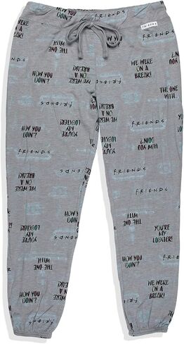 Seven Times Six Friends TV Show Womens' Sayings We Were On A Break! How You Doin'? You're My Lobster! Jogger Pajama Pants in Kuwait