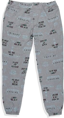Seven Times Six Friends TV Show Womens' Sayings We Were On A Break! How You Doin'? You're My Lobster! Jogger Pajama Pants in Saudi Arabia