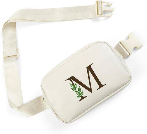 Belt Bag Fanny Pack for Girls Initial Letter Belt Bag, Birthday Christmas Gift for 8 9 10 11 12 13 14 15 Year Old Girls, Personalized Trendy Stuff Birthday Gifts for Girls-M in Saudi Arabia