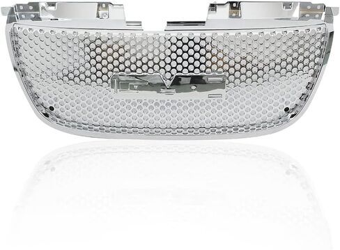 JX Racing*Accessories*Performance Compatible with 2007 2008 2009 2010 2011 2012 2013 GMC Yukon/Yukon XL 1500 Front Upper and Lower Grille and Hood Molding Trim Set black 3PCS in Kuwait