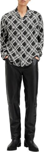 AllSaints Men's Grid Long Sleeve Shirt in Saudi Arabia