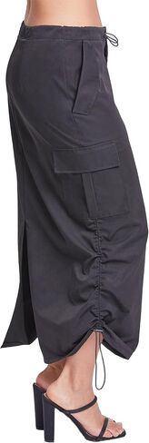 YMI Jeans Women's Midi Cargo Parachute Skirt in Kuwait