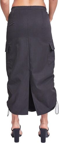YMI Jeans Women's Midi Cargo Parachute Skirt in Kuwait