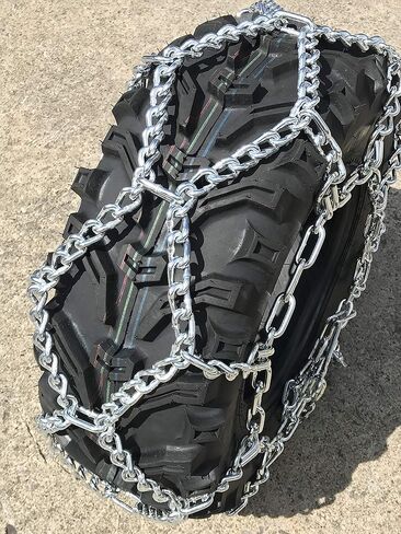 TireChain.com متوافق مع سلاسل إطارات Honda TRX420FE Rancher ES 4x4 24x10-11 الخلفية ATV in Saudi Arabia