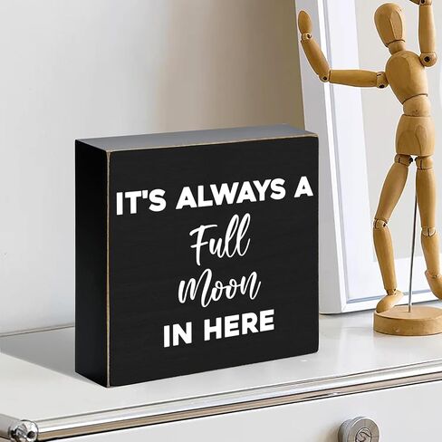 DOFAFALA Team Definition Black Wooden Box Sign Decoration Rustic Team Quote Wooden Box Sign Block Plaque for Wall Tabletop Desk Home Office Decoration Colleague Gift in Saudi Arabia