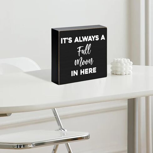 DOFAFALA Team Definition Black Wooden Box Sign Decoration Rustic Team Quote Wooden Box Sign Block Plaque for Wall Tabletop Desk Home Office Decoration Colleague Gift in Saudi Arabia