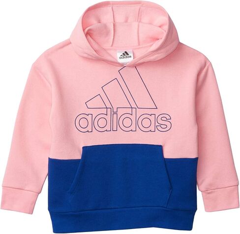 adidas Girls' Hooded Fleece Pullover Sweatshirt in Saudi Arabia