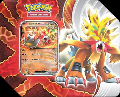 Pokemon TCG: Paradox Destinies Tin - Gouging Fire EX in Saudi Arabia