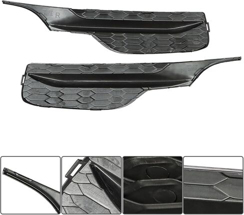 LH & RH Fog Light Lamp Cover Bezel Assembly Replacement for Honda Accord 2016-2017 Fog Lamp Cover 71112T2FA51 in Saudi Arabia
