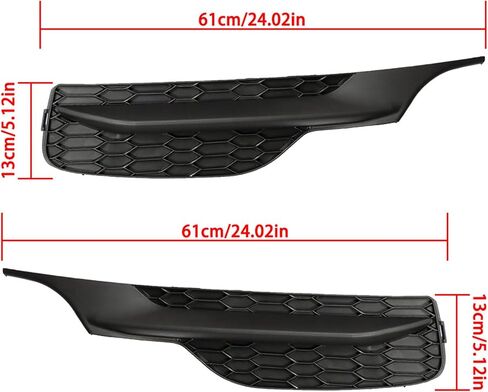 LH & RH Fog Light Lamp Cover Bezel Assembly Replacement for Honda Accord 2016-2017 Fog Lamp Cover 71112T2FA51 in Saudi Arabia