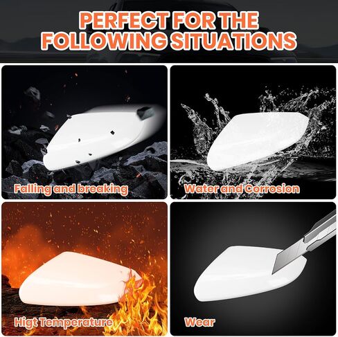 Driver Side Mirror Cover Compatible with 2016 2017 2018 2019 2020 2021 Honda Civic,2019 2020 2021 Honda Insight Mirror Cover Replacement,Glossy Black Mirror Cap LH in Saudi Arabia