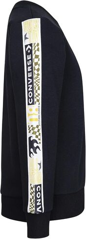 Converse Boy's Chuck Patch Graphic Crew Neck Sweatshirt (Big Kids) in Saudi Arabia