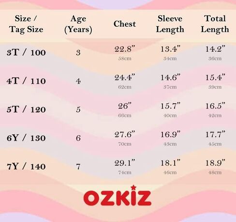 تي شيرت Ozkiz للفتيات الصغيرات باللونين الوردي والأبيض وأكمام طويلة وياقة الدمية in Kuwait