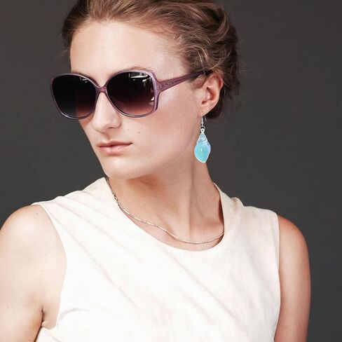 Bohemian Hawaii Seashell Earrings Resin Seashell Drop Dangle Earrings for Women in Saudi Arabia