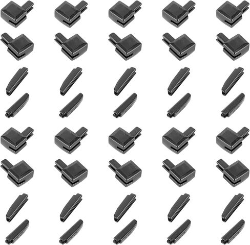 20 Sets #5 Zipper Stopper Repair Kit Metal Zipper Stop Zipper Slider Replacement for Jackets Coats DIY Sewing Replacement in Saudi Arabia