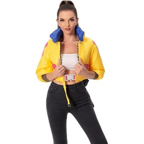 Womens Killjoy Jacket Cosplay Costume Uniform Coat Outfits Halloween Suit With Bag