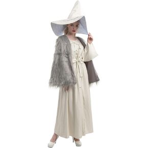 LSYYSKB Elden Ring Witch Cosplay Costume, Witch Renna Costumes Halloween Ranni Renaissance Dress Set with Witch Hat Cape in Kuwait