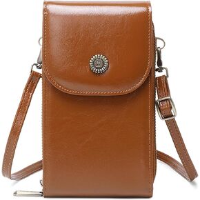 حقائب JJUQ صغيرة تمر بالجسم للنساء حقيبة كتف صغيرة للهاتف الخلوي ومحفظة مع فتحات لبطاقة الائتمان وحزام قابل للتعديل in Kuwait