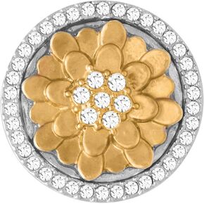 Ginger Snaps Superbell Charm Accessory | Interchangeable, Customizable & Adjustable Snap Jewelry Collection | Button Charms for Necklaces & Bracelets | Standard Size | SN15-87 | Valentine