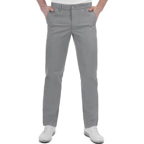 Men's Golf Pants Stretch Waist Slim Fit Tapered Classic Fit Golf Pants