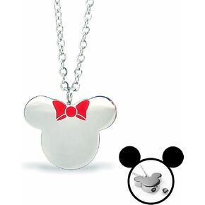 FIKA Mickey Cremation Ashes Remembrance Urn Pendant Necklace Jewelry Filling Kit Included