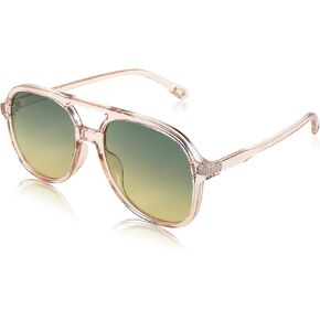 FEISEDY Men&Women Retro Aviator Sunglasses,Square Classic Double Bridge UV400 Protection Lens Frame Sun Glasses B2394