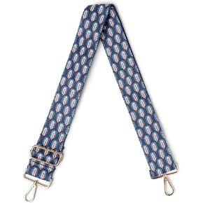 KEDZIE Embroidered Interchangeable Bag Straps Adjustable Length 55" Handbag Purse 2-inch Wide Guitar Style Crossbody Strap