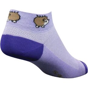 SockGuy Women's Porcupine Sock: Purple SM/MD
