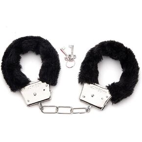 KIFEDSLJ Wrist Plush Fluffy Soft Handcuffs Bracelet Handcuffs Keys Toy Halloween Cosplay Party Toy