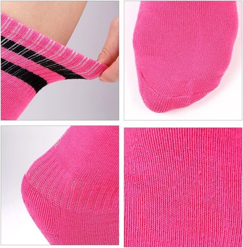 Kids Soccer Socks, 2 Pairs Long Football Socks Knee High Athletic Socks for 7-12 Youth Boys & Girls in Kuwait
