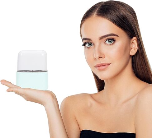 زجاجات السفر لمستلزمات الزينة - زجاجات شامبو وبلسم للسفر لمستلزمات الزينة، حاويات سفر لزجاجات أدوات الزينة 2 في 1، حامل سائل لمضخة أدوات الزينة بحجم مناسب للسفر - أزرق in Kuwait