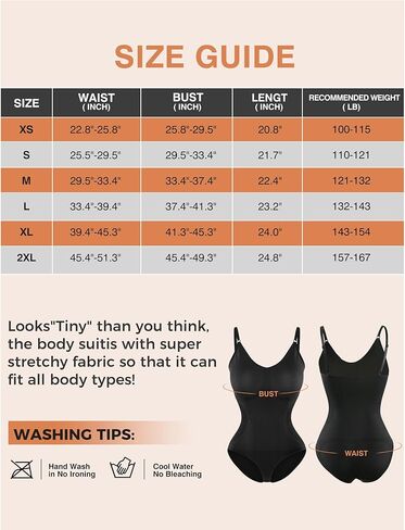 Shapewear for Women Tummy Control, Black Bodysuit Seamless Body Shaper Tank Top Body Suit 2XL in Kuwait