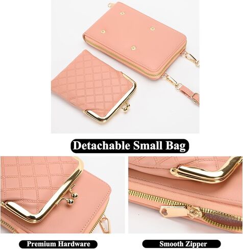 Women Small Crossbody Phone Purse Cell Phone Bag Wallet with Credit Card Slots in Kuwait