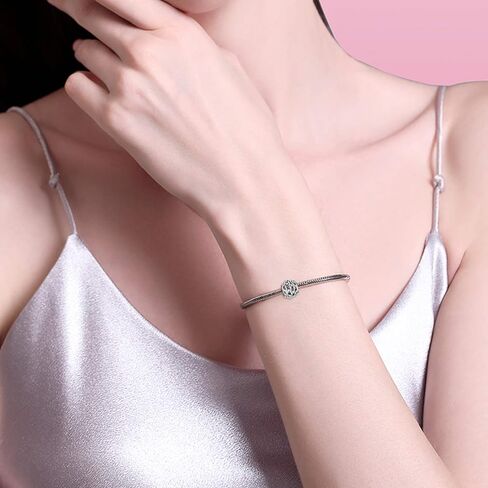 PEIMKO Dreamcatcher Charm Bead for Women Steling Silver Spirtual Dream Catcher Charm Bead Fit for Snake Chain Bracelets in Kuwait