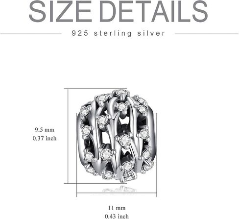PEIMKO Dreamcatcher Charm Bead for Women Steling Silver Spirtual Dream Catcher Charm Bead Fit for Snake Chain Bracelets in Kuwait