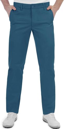 Men's Golf Pants Stretch Waist Slim Fit Tapered Classic Fit Golf Pants in Saudi Arabia