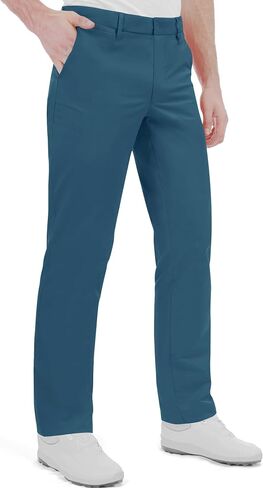 Men's Golf Pants Stretch Waist Slim Fit Tapered Classic Fit Golf Pants in Saudi Arabia