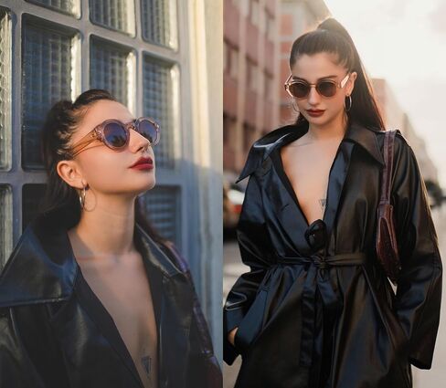 VANLINKER Vintage Round Polarized Sunglasses for Women Men Trendy Shades Retro Circle Sun Glasses VL9743 in Saudi Arabia