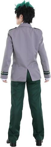 miccostumes Men's Anime Hero Cosplay Costume School Uniform with Short and Long Ties in Saudi Arabia