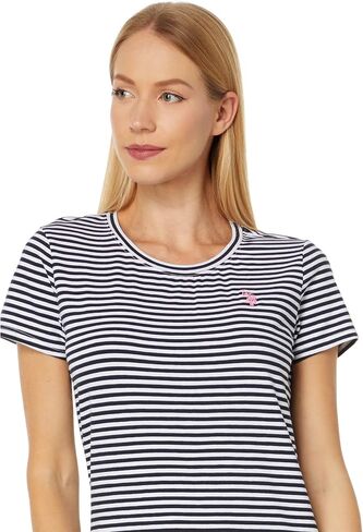Stripe Crew Neck Tee in Saudi Arabia