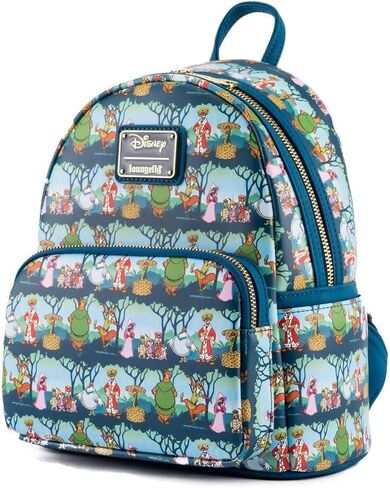 Loungefly Disney Robin Hood Sherwood All Over Print Womens Double Strap Shoulder Bag Purse in Saudi Arabia
