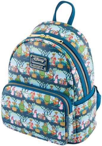 Loungefly Disney Robin Hood Sherwood All Over Print Womens Double Strap Shoulder Bag Purse in Saudi Arabia