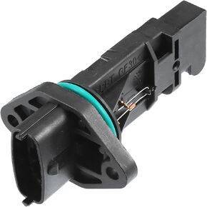Car Mass Air Flow Sensor No.0836635 - Vehicle Mass Air Flow Sensor - for Vauxhall Astravan MK4 2004-2006 Plastic Metal Black - 1 Pc