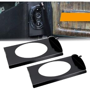 RULLINE Behind Seat Speaker Brackets Compatible with 1973-1987 Chevy GMC C10 Behind Seat Cab Corner Pickup for 6x9 Speakers