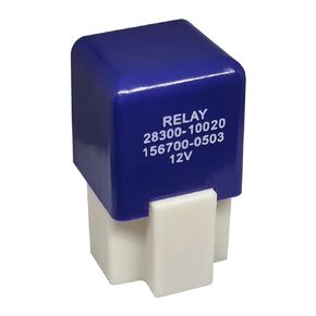 Relay 28300-10020, 12V Purple Starter Relay 28300-10020 156700-0503 4 Pins Relay, Starter Relay Compatible for Toyota Camry Corolla Lexus Various Models
