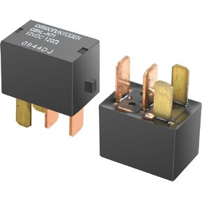 2 Pack AC Relay,AC and Starter Relay,39794-SDA-A03 39794-SDA-A05,A/C Fan Motor,Head Lump,Multiple Use Relay Plug,4 Pins Power Relay Assembly Starter Relays,Firs for Most Model of Cars