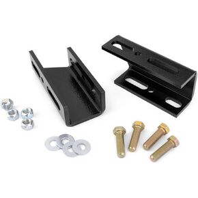 Rough Country Front Sway Bar Drop Brackets for 67-87 Chevy/GMC C10/K10-1019,Black