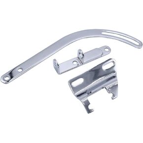 Small Block Alternator Bracket Kit Chrome Compatible for SBC Small Block Chevy Engines with Short Water Pump 9254 9079 9008