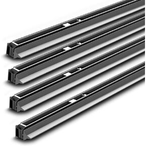 Wiper Blade Refill, 26''+19'' Wiper Refill 10 mm Original Equipment Manufacturer Replacement Wiper Blade Refill Rubber Strip Cut to Size (Pack of 4)