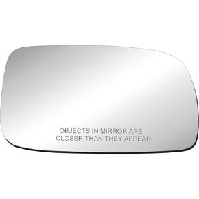 BOOLEE Mirror Glass Replacement fit for 2007-2012 Toyota Camry (1st digit of VIN is “J" made in Japan Only) Driver Left Side LH With Adhesives